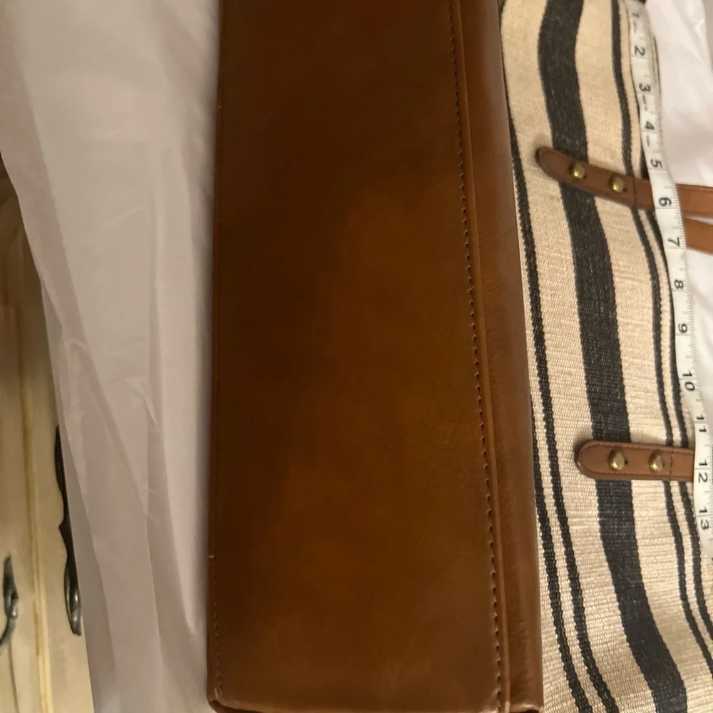 Fossil Ivory Tote Bag - Picture 10 of 11